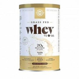 Solgar Whey To Go Protein Vanillia Powder Πρωτεΐνη από Ορό Γάλακτος Γεύση Βανίλια 338gr