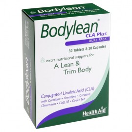 Health Aid Bodylean CLA Plus Συμπλήρωμα Διατροφής για Αδυνάτισμα & Σύσφιγξη 30caps & 30tabs