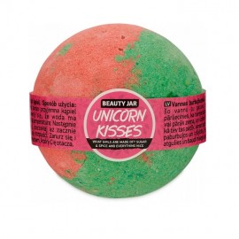 Beauty Jar Unicorn Kisses Bath Bomb με γλυκό Αμυγδαλέλαιο και Βιταμίνη Ε 150gr