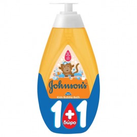 Johnsons Kids Bubble Bath & Wash Παιδικό Αφρόλουτρο 2x750ml