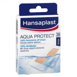 Hansaplast Aqua Protect Επιθέματα 100% Αδιάβροχα & Διάφανα με Έξτρα Ισχυρή Κολλητική Ικανότητα 20τμχ