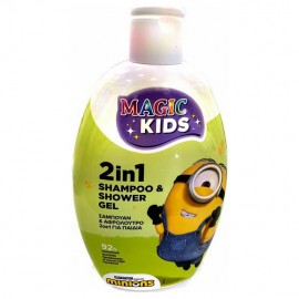 Helenvita Kids Minions Green 2 in 1 Shampoo & Shower Gel Παιδικό Σαμπουάν & Αφρόλουτρο 500ml