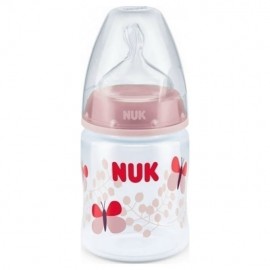 Nuk First Choice+ Μπιμπερό Πολυπροπυλενίου Θηλή Καουτσούκ Ροζ χρώμα 150ml