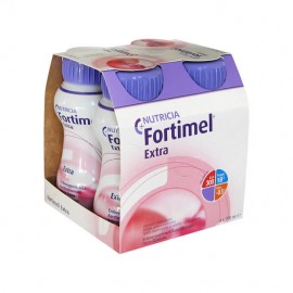 Nutricia Fortimel Extra Γεύση Φράουλα 4x200ml