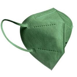 Μάσκα Προστασίας KN95 Πράσινο χρώμα FFP2 1τμχ