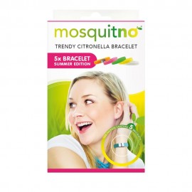 Mosquitno Summer Pack Trendy Citronella Bracelet Για Ενήλικες & Παιδιά 5τμχ + 1clip