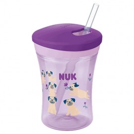 NUK Action Cup 12+ m 230ml Μωβ