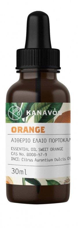 Kanavos Orange Oil, Αιθέριο Έλαιο Πορτοκάλι 30ml