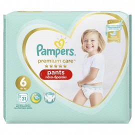 Pampers Premium Care Pants no 6 15+kg 31τμχ 1+1