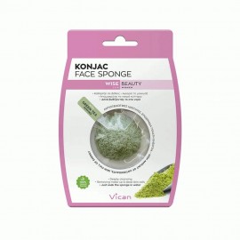 Vican Konjac Face Sponge With Green Tea  Powder 1τμχ