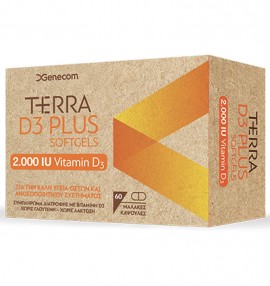 Genecom Terra D3 Plus 2000IU 60softgels