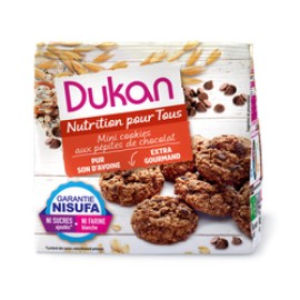Dukan Expert Μίνι Cookies βρώμης με κομμάτια σοκολάτας, 100gr