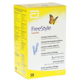 Abbott Freestyle Lancets (Mmedisence Thin), 50 Βελόνες Μέτρησης Σακχάρου