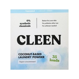 Clean Coconut Based Laundry Powder Απορρυπαντικό Ρούχων Πλυντηρίου από Καρύδα 35 μεζούρες 502gr