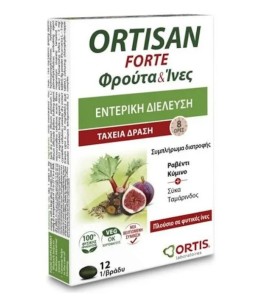 Ortis Ortisan Forte Fruits & Fibers 12 Tabs