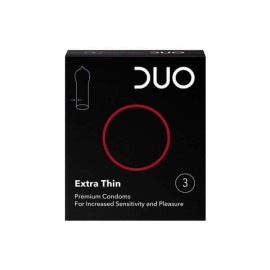 DUO Premium Extra Thin, Πολύ Λεπτά Προφυλακτικά 3τμχ