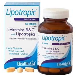 Health Aid Lipotropics with Vitamins B & C 60 ταμπλέτες