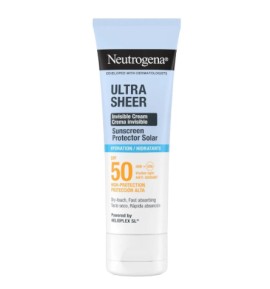 Neutrogena Ultra Sheer Invisible Cream Hydration Αντηλιακή Κρέμα Προσώπου με Δείκτη προστασίας SPF50 για 24ωρη Ενυδάτωση, 50ml