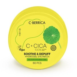 Natura Siberica C+Cica C-Berrica Soothe & Depuff Hydrogel Eye Patches Επιθέματα Ματιών για Καταπράϋνση & Φωτεινή Όψη, 60τεμ