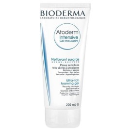 Bioderma Atoderm Intensive Gel Moussant Τζελ Καθαρισμού Προσώπου & Σώματος για πολύ Ξηρό με Τάση Ατοπίας Δέρμα 200ml