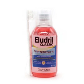 Eludril Classic Στοματικό Διάλυμα 500 ml & Elgydium Πολύ Μαλακή Κλινική Οδοντόβουρτσα 15/100 1τμχ
