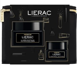 Lierac Set Premium La Creme Voluptueuse για Κανονικές - Ξηρές Επιδερμίδες 50ml +Κρέμα Ματιών 20ml + Νεσεσέρ 1 τεμάχια