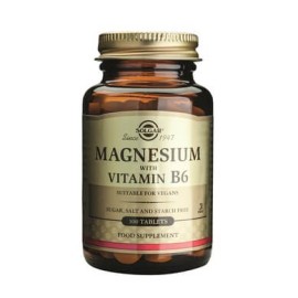 Solgar Magnesium With Vitamin B6 100 ταμπλέτες.