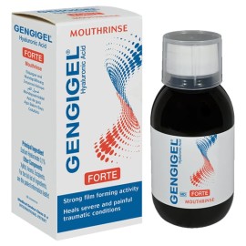 Gengigel Forte Mouthrinse Hyaluronic Acid Στοματικό Διάλυμα Καταπράυνσης & Προστασίας για τα Ούλα, 100ml