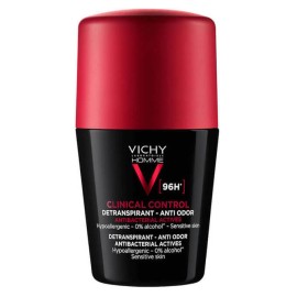 Vichy Homme Mens Clinical Control Antitranspirant Anti Odor Roll-On Ανδρικό Αντιιδρωτικό 96H 50ml