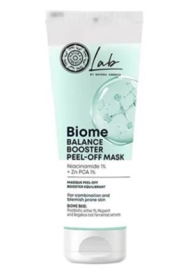 Natura Siberica Lab Biome Balance Booster Peel Off Μάσκα Προσώπου για Δέρμα με Ατέλειες, 75ml