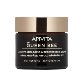 Apivita Queen Bee Absolute Anti Aging & Regenerating Rich Texture Cream Κρέμα Απόλυτης Αντιγήρανσης & Αναγέννησης Πλούσιας Υφής 50ml