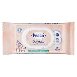 Fissan Delicate Wipes Υγρά Μωρομάντηλα, 70τεμ