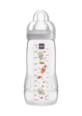 Mam Easy Active Baby Bottle Μπιμπερό Γκρι 4+m 330ml