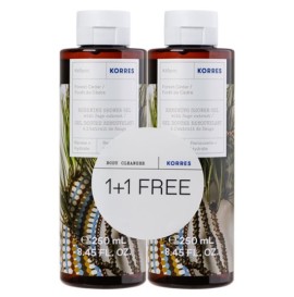 Korres Promo (1+1) Renewing Shower Gel Αφρόλουτρο Κέδρος, 2x250ml