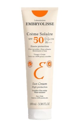 Embryolisse Sun Cream High Protection Spf 50 Αντηλιακό Προσώπου Σώματος, 100ml