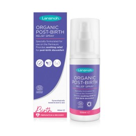 Lansinoh Organic Post Birth Relief Spray Οργανικό Σπρέι Ανακούφισης Μετά τον Τοκετό 100ml