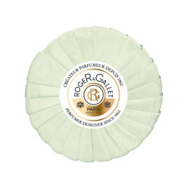 Roger & Gallet Green Tea Soothing Perfumed Soap Αναζωογονητικό Φυτικό Σαπούνι Σώματος με Άρωμα Πράσινο Τσάι & Λεμόνι 100gr