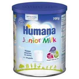 Humana Junior Milk Γάλα σε Σκόνη 18m+ Μέχρι την νηπιακή ηλικία 700gr