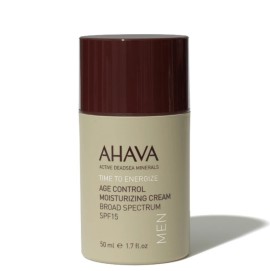 Ahava Men Time to Energize Age Control Moisturizing Cream Broad Spectrum SPF15 50ml