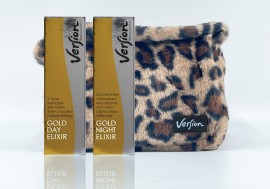 Version Derma Xmas Limited Edition Σετ Περιποίησης Προσώπου για Σύφιξη & Επανόρθωση με Gold Day Elixir Κρέμα Προσώπου Ημέρας, 50ml, Gold Night Elixir Κρέμα Νυκτός, 50ml & Δώρο Νεσεσέρ, 1τεμ, 1σετ