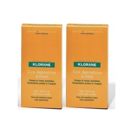 Klorane Hair Removal Cold Wax Strips Αποτριχωτικές Ταινίες Κρύου Κεριού για τα Πόδια 2x6τμχ