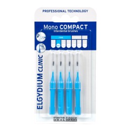 Elgydium Clinic Mono Compact Blue 0.8 Μεσοδόντια Βουρτσάκια 4τμχ
