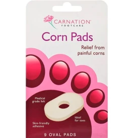 Carnation Oval Corn Pads Προστατευτικά Αυτοκόλλητα Δαχτύλων Οβάλ, 9τεμ