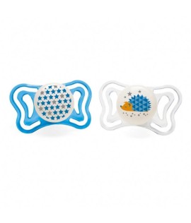 Chicco Πιπίλα Physio Forma Light 16-36m Μπλε 2τμχ