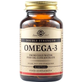Solgar Omega 3 Double Strength, 60 μαλακές κάψουλες