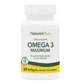 Natures Plus Omega-3 Maximum, 60 μαλακές κάψουλες