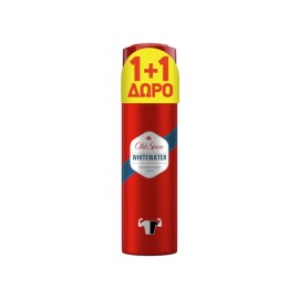 Old Spice Whitewater Anti-white Marks Deodorant Body Spray Ανδρικό Αποσμητικό Σπρέι 2x150ml