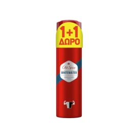 Old Spice Whitewater Anti-white Marks Deodorant Body Spray Ανδρικό Αποσμητικό Σπρέι 2x150ml