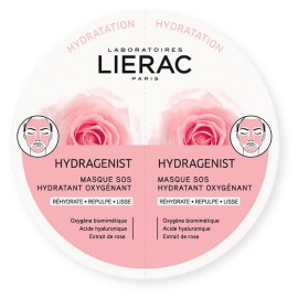 Lierac Hydragenist Duo Mask Μάσκα Ενυδάτωσης και Οξυγόνωσης 2x6ml