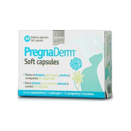 InterMed PregnaDerm Συμπλήρωμα Διατροφής για την Εγκυμοσύνη & την Γαλουχία 30softcaps